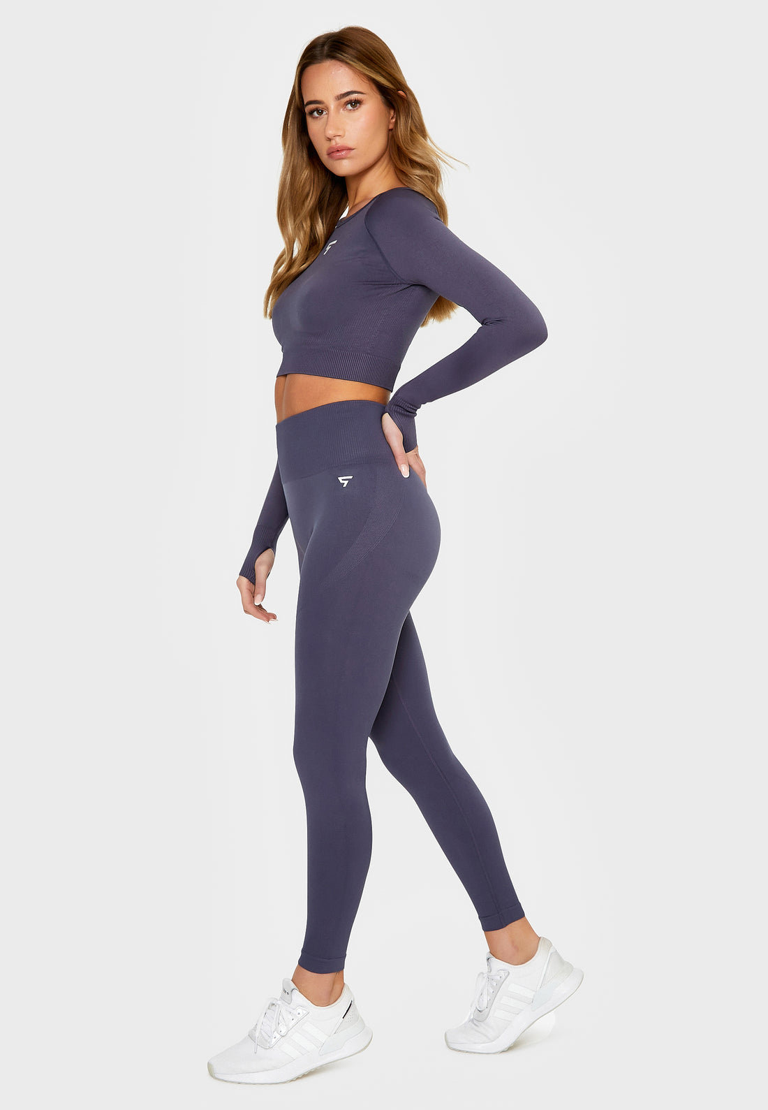 Long Sleeve Dynamic+ Seamless Cropped Long Sleeve Sport Top - Squatproof