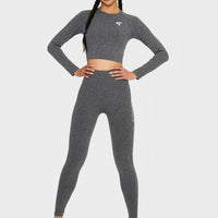 Leggings Joy+ Ribbed Seamless Sport Leggings - Squatproof