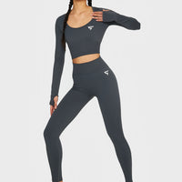 Leggings Press+ Nahtlose Sport-Leggings mit hoher Taille