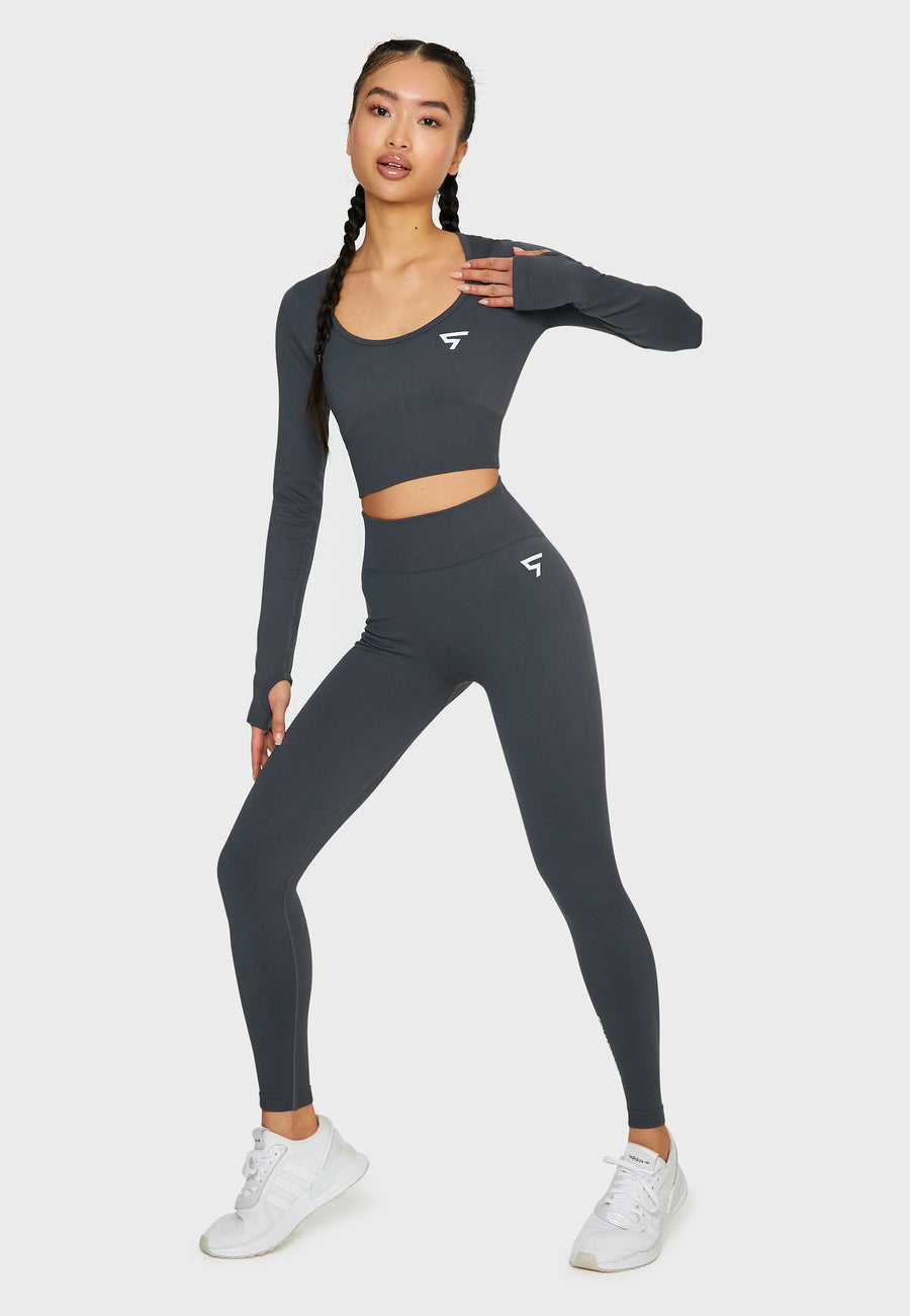 Leggings Press+ Seamless High Waisted Sport Leggings - Squatproof