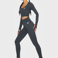 Leggings Press+ Nahtlose Sport-Leggings mit hoher Taille