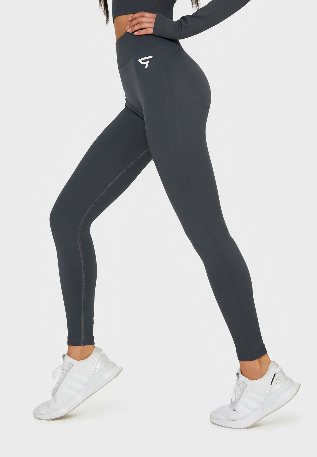 Leggings Press+ Nahtlose Sport-Leggings mit hoher Taille