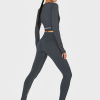 Leggings Press+ Nahtlose Sport-Leggings mit hoher Taille