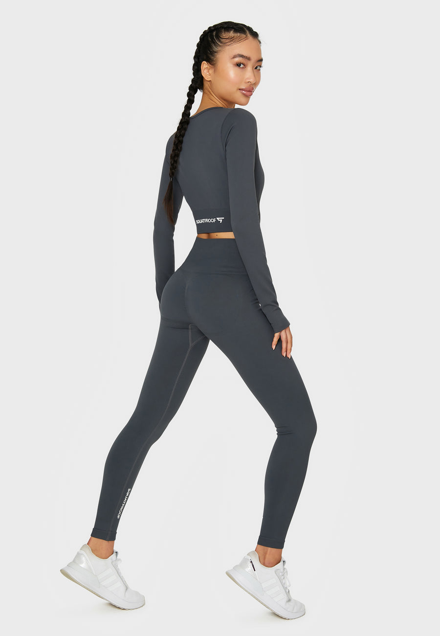 Leggings Press+ Nahtlose Sport-Leggings mit hoher Taille