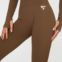 Leggings Press+ Nahtlose Sport-Leggings mit hoher Taille