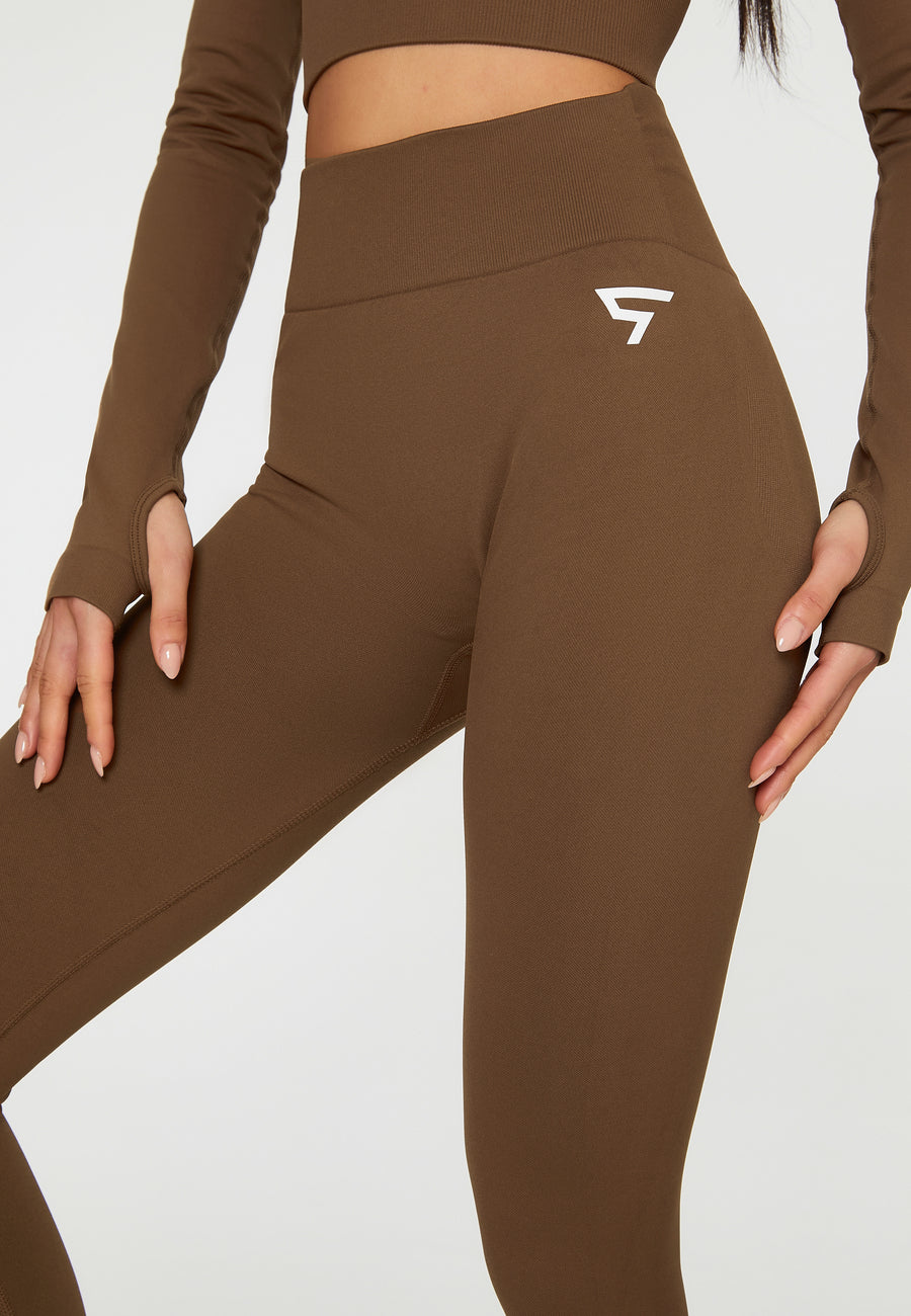 Leggings Press+ Nahtlose Sport-Leggings mit hoher Taille