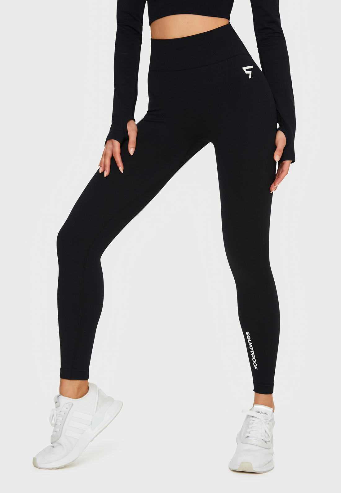 Leggings Press+ Nahtlose Sport-Leggings mit hoher Taille