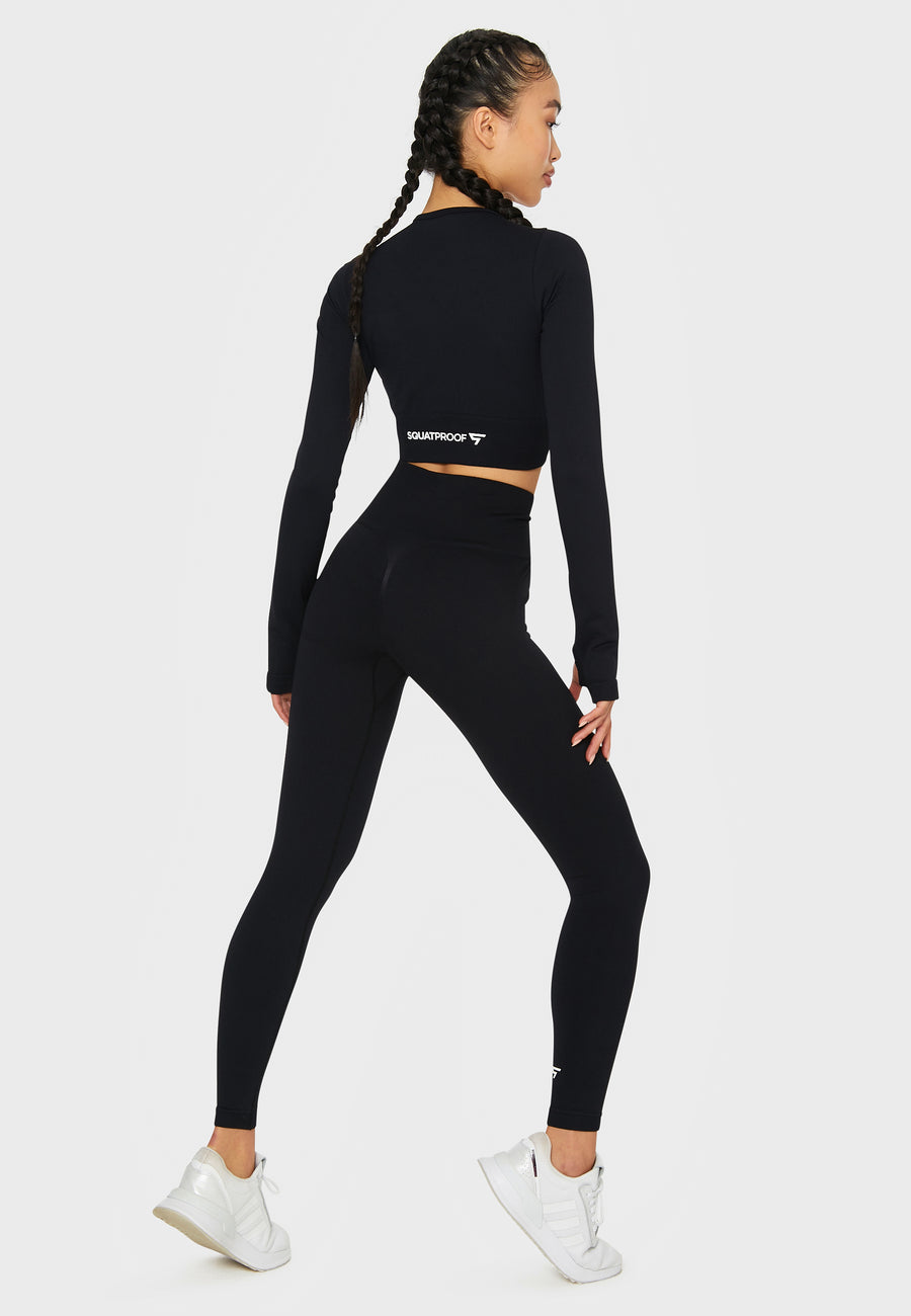 Leggings Press+ Nahtlose Sport-Leggings mit hoher Taille