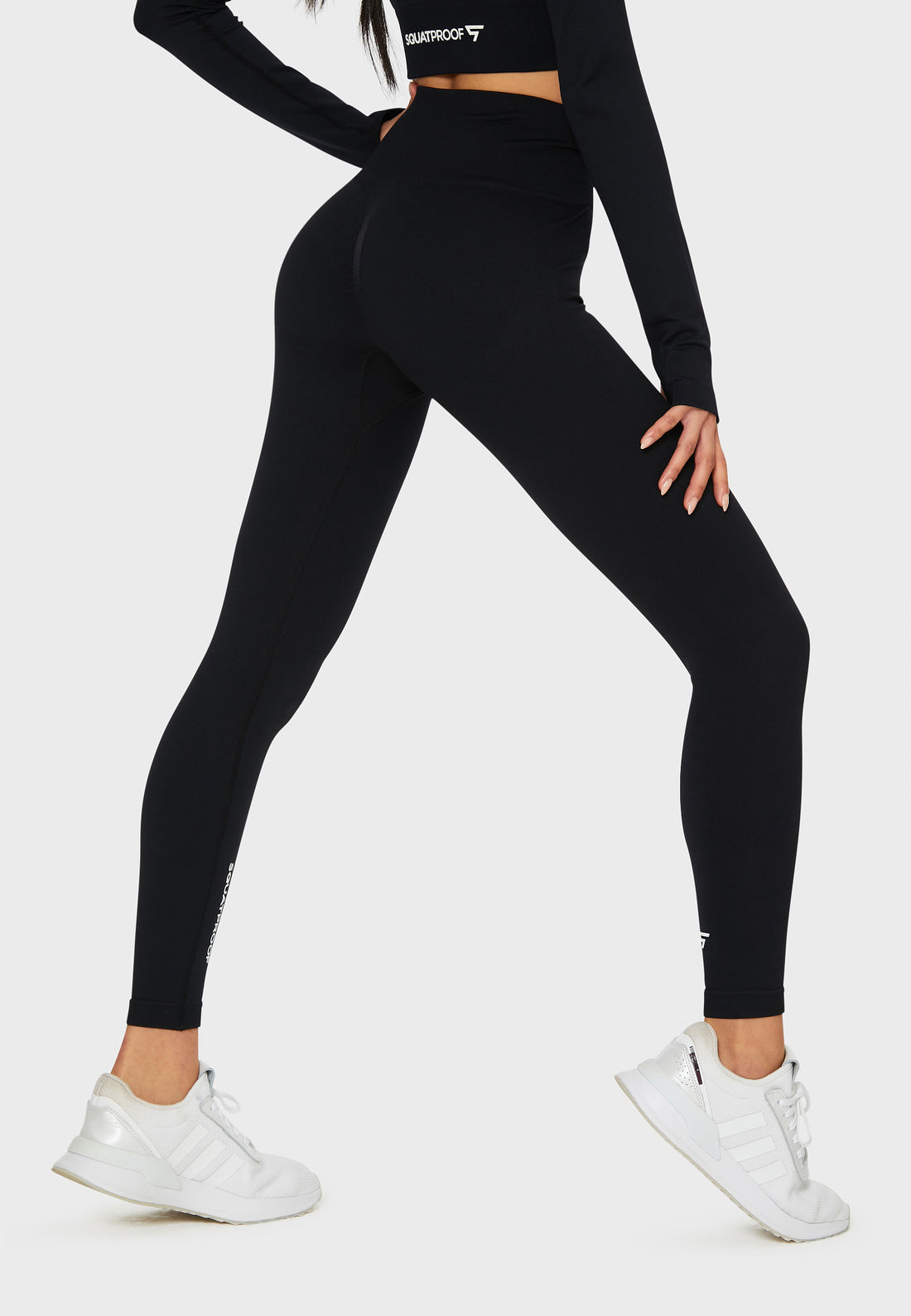 Leggings Press+ Nahtlose Sport-Leggings mit hoher Taille