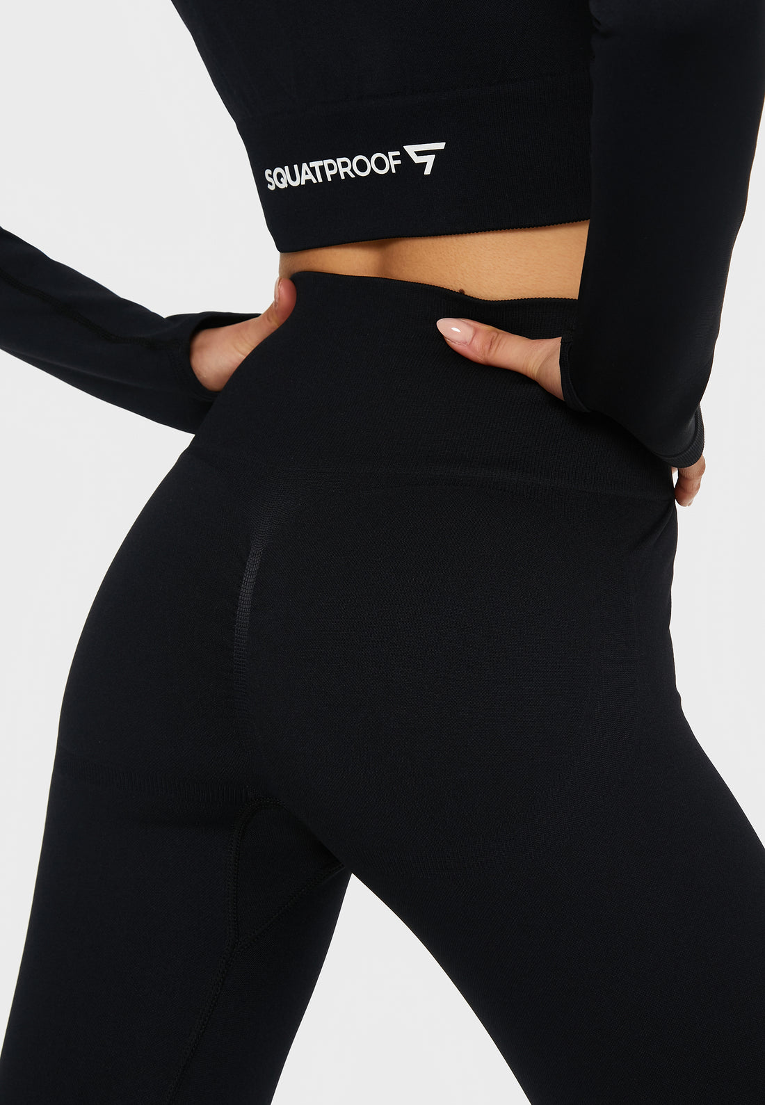 Leggings Press+ Nahtlose Sport-Leggings mit hoher Taille