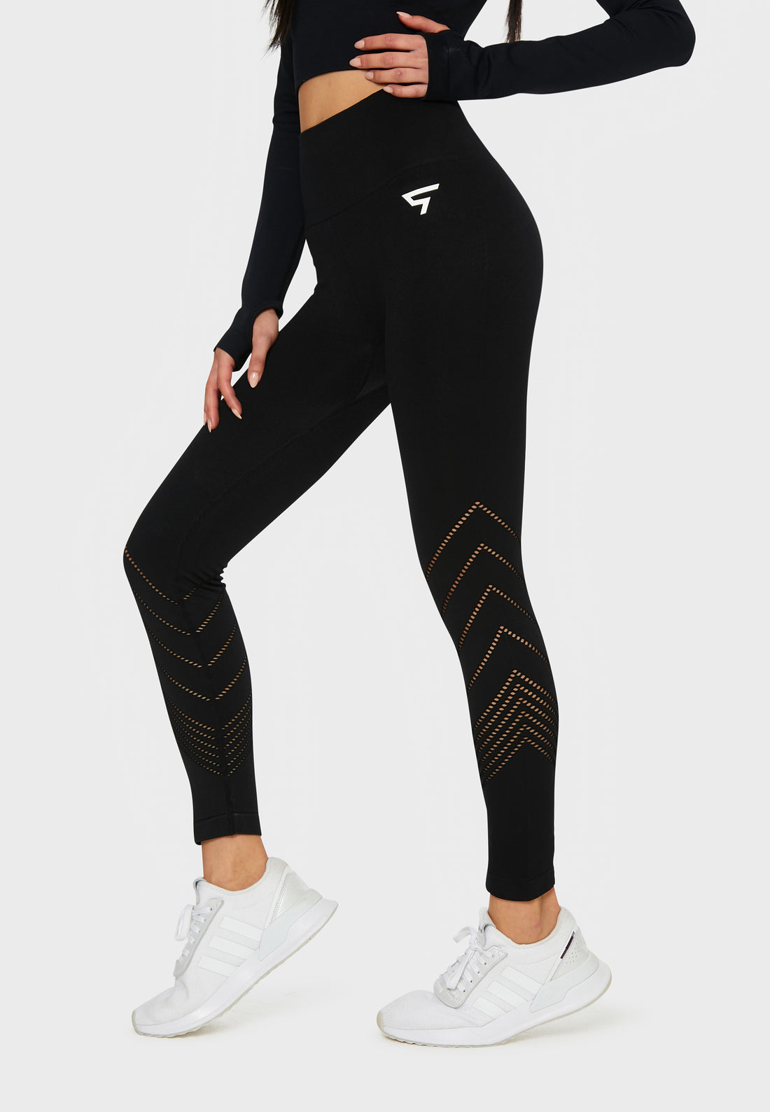 Leggings Runner+ Nahtlose Sport-Leggings mit hoher Taille