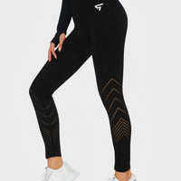 Leggings Runner+ Nahtlose Sport-Leggings mit hoher Taille