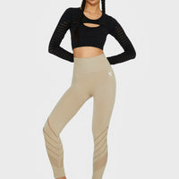 Leggings Runner+ Nahtlose Sport-Leggings mit hoher Taille