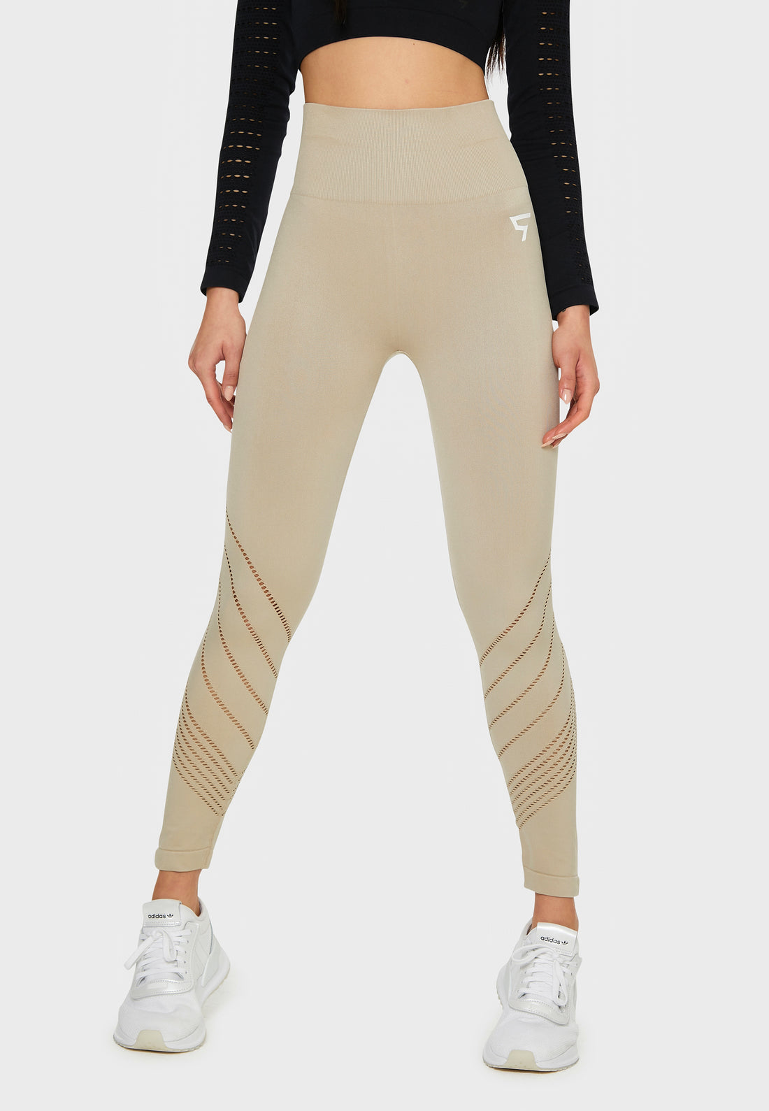 Leggings Runner+ Nahtlose Sport-Leggings mit hoher Taille