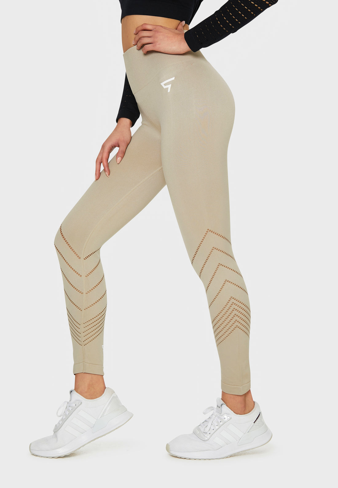 Leggings Runner+ Nahtlose Sport-Leggings mit hoher Taille