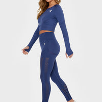 Long sleeve RDL+ Seamless Cropped Long Sleeve Sport Top - Squatproof