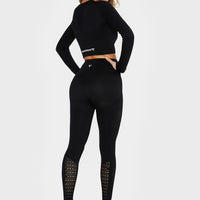 Long sleeve RDL+ Seamless Cropped Long Sleeve Sport Top - Squatproof