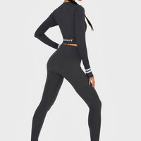 Long sleeve Target+ Seamless Cropped Long Sleeve Sport Top - Squatproof