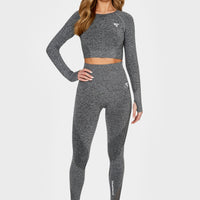 Long sleeve Intent+ Seamless Cropped Long Sleeve Sport Top - Squatproof