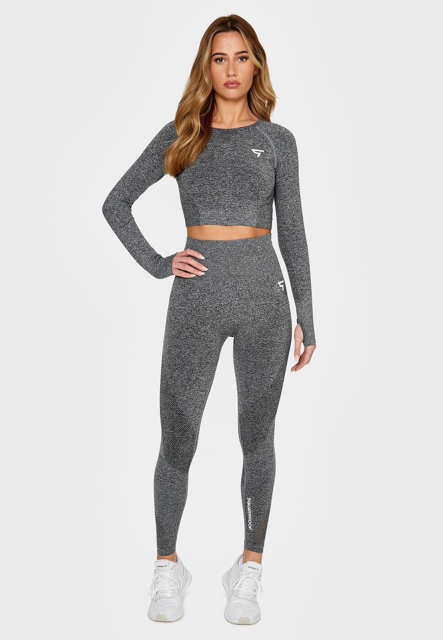 Long sleeve Intent+ Seamless Cropped Long Sleeve Sport Top - Squatproof