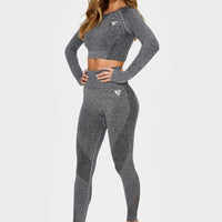 Long sleeve Intent+ Seamless Cropped Long Sleeve Sport Top - Squatproof