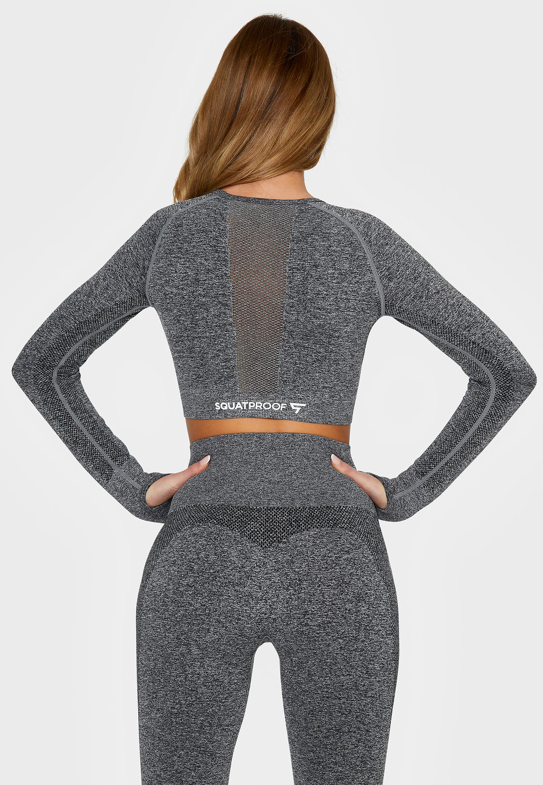 Long sleeve Intent+ Seamless Cropped Long Sleeve Sport Top - Squatproof