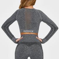 Long sleeve Intent+ Seamless Cropped Long Sleeve Sport Top - Squatproof