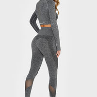 Long sleeve Intent+ Seamless Cropped Long Sleeve Sport Top - Squatproof