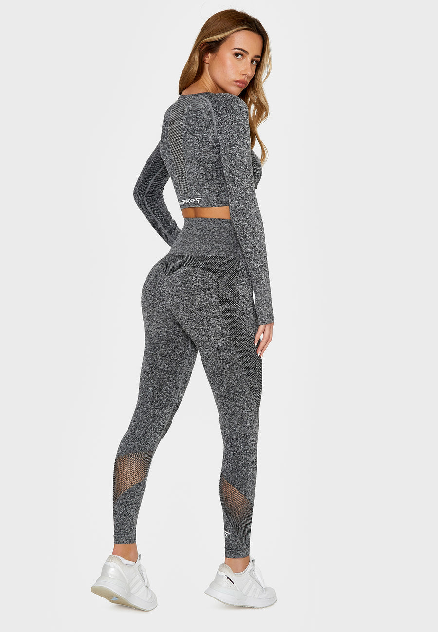 Long sleeve Intent+ Seamless Cropped Long Sleeve Sport Top - Squatproof