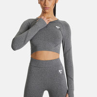 Long Sleeve Action+ Seamless Long Sleeve Sport Top - Squatproof