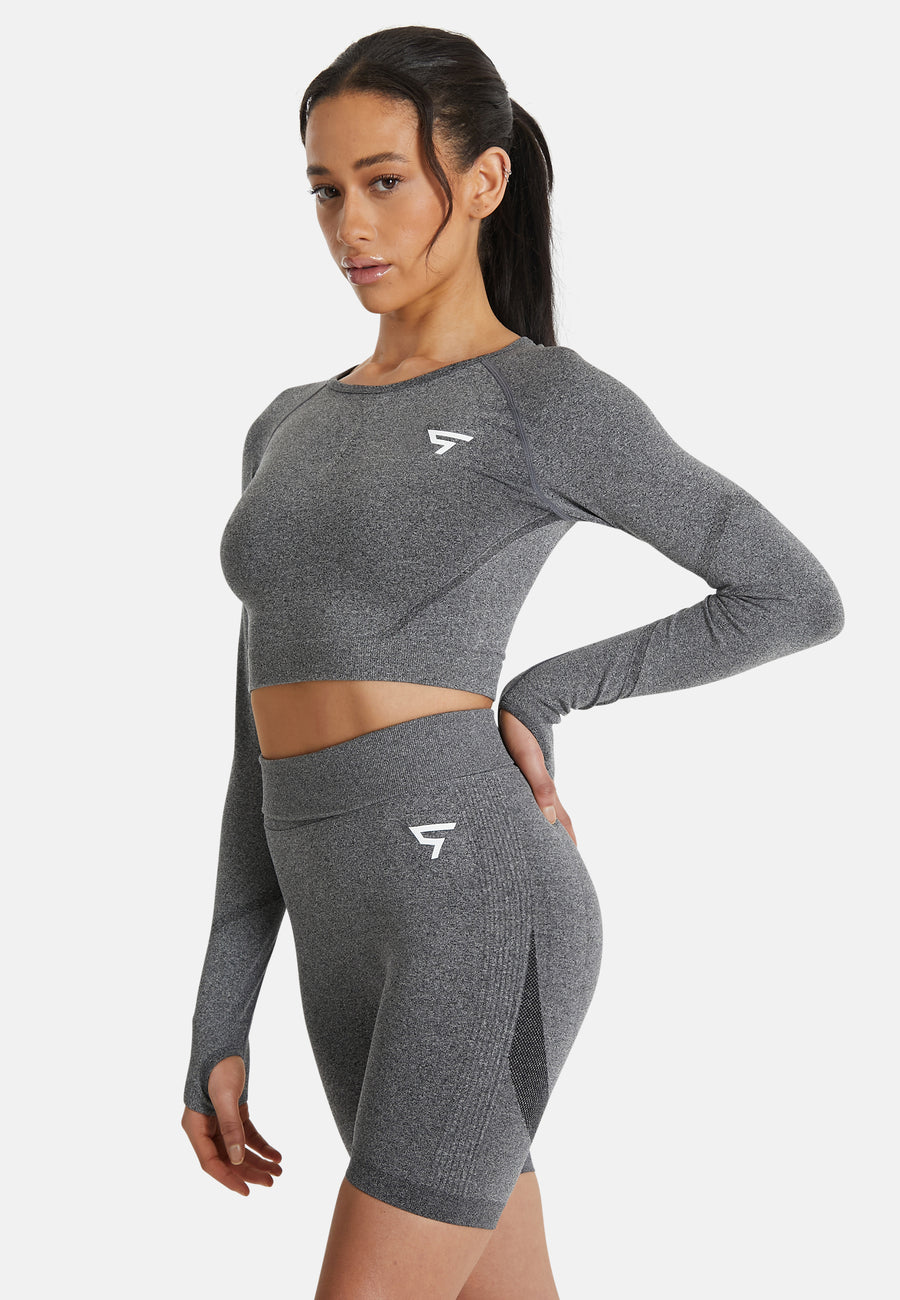 Long Sleeve Action+ Seamless Long Sleeve Sport Top - Squatproof