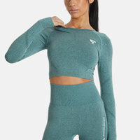 Long Sleeve Action+ Seamless Long Sleeve Sport Top - Squatproof