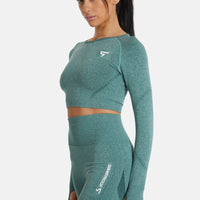 Long Sleeve Action+ Seamless Long Sleeve Sport Top - Squatproof