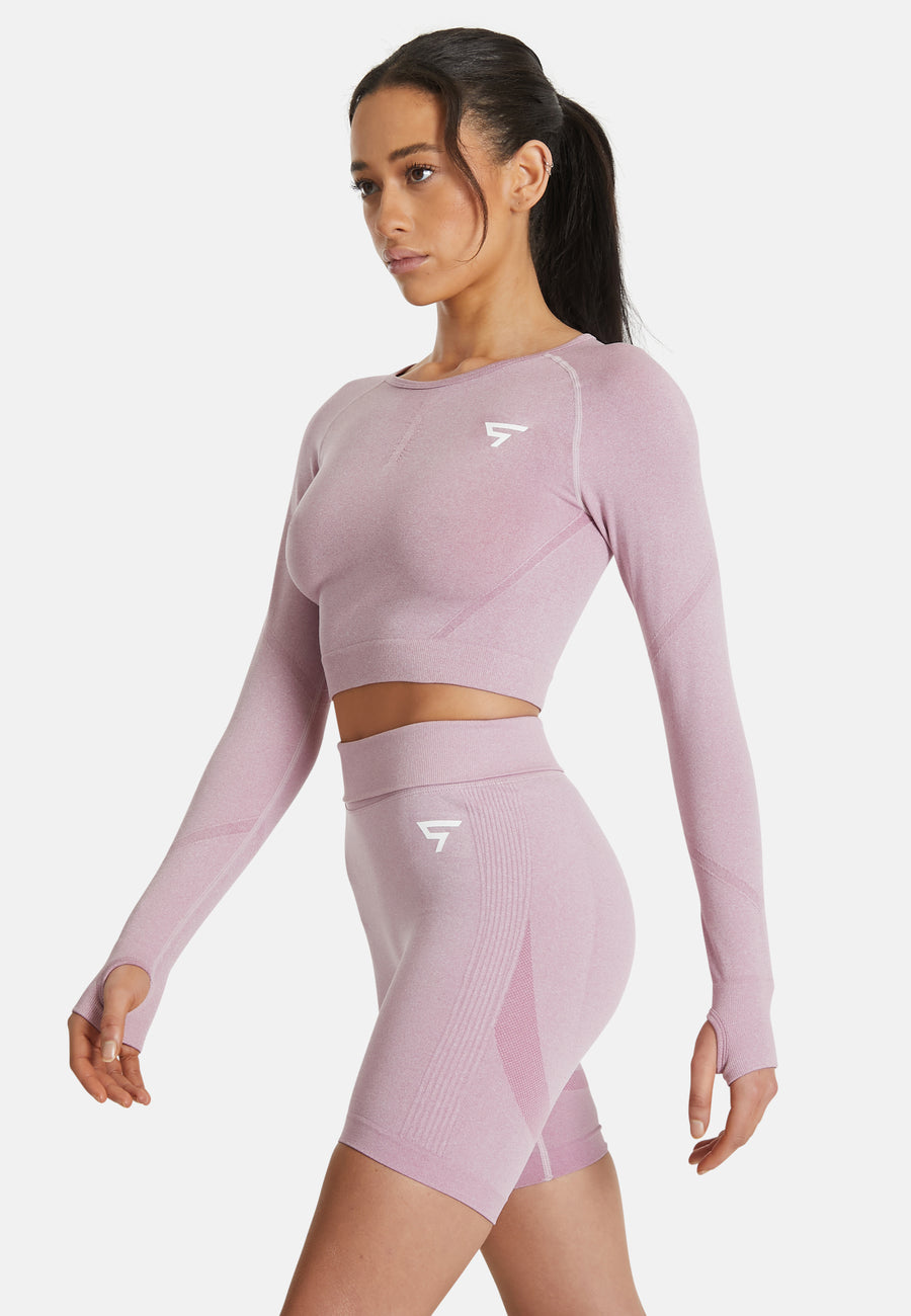 Long Sleeve Action+ Seamless Long Sleeve Sport Top - Squatproof