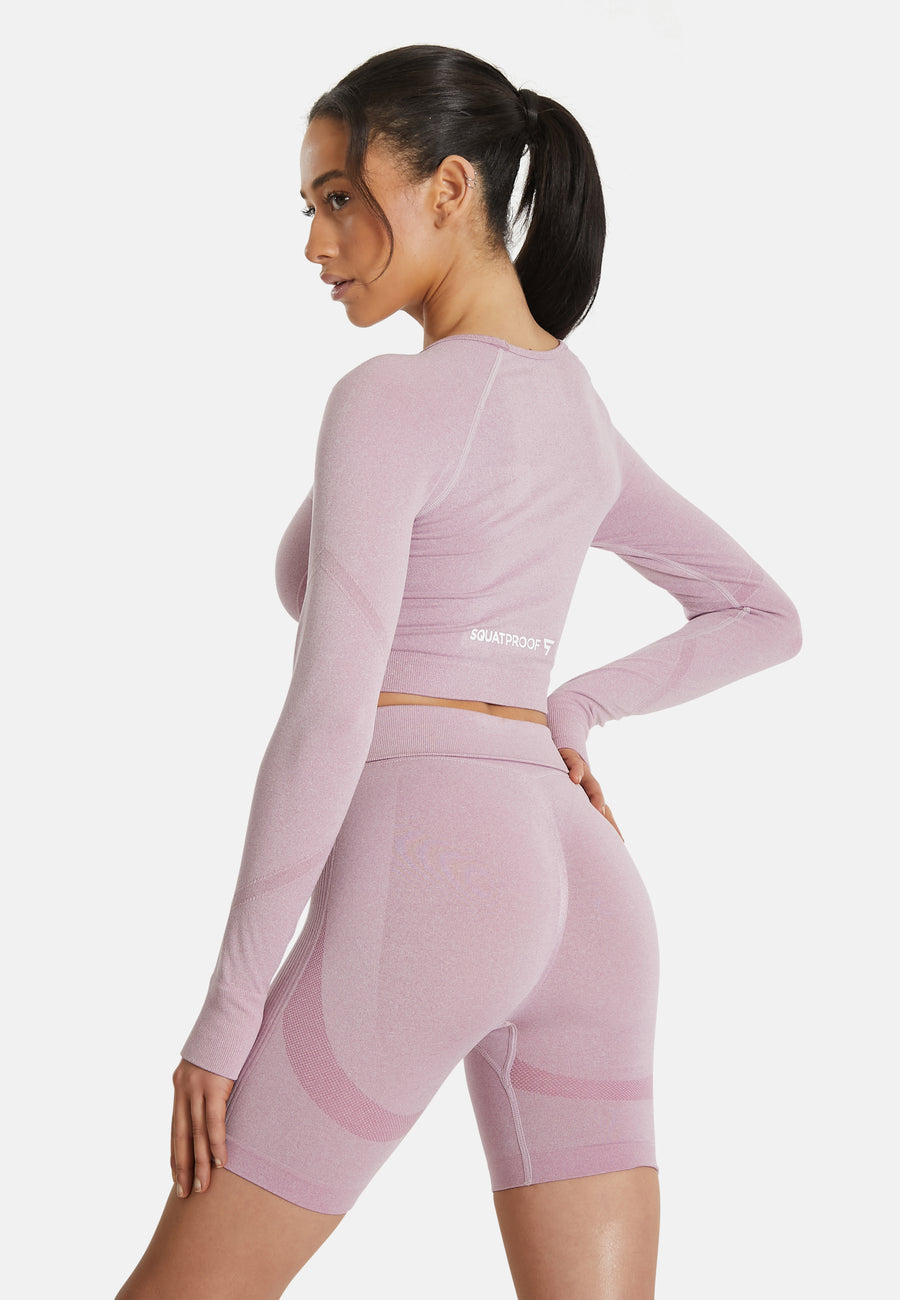 Long Sleeve Action+ Seamless Long Sleeve Sport Top - Squatproof