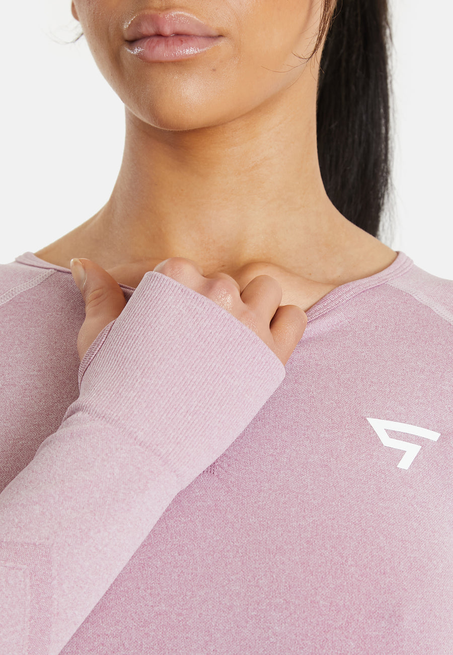 Long Sleeve Action+ Seamless Long Sleeve Sport Top - Squatproof