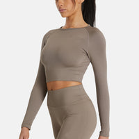 Long Sleeve Joy+ Ribbed Seamless Long Sleeve Sport Top - Squatproof