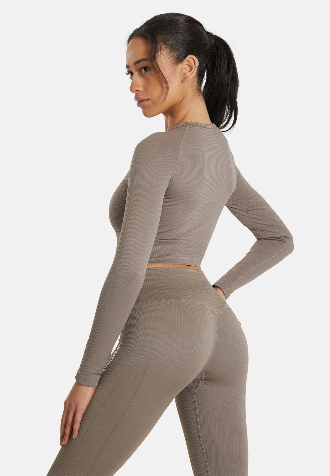 Long Sleeve Joy+ Ribbed Seamless Long Sleeve Sport Top - Squatproof