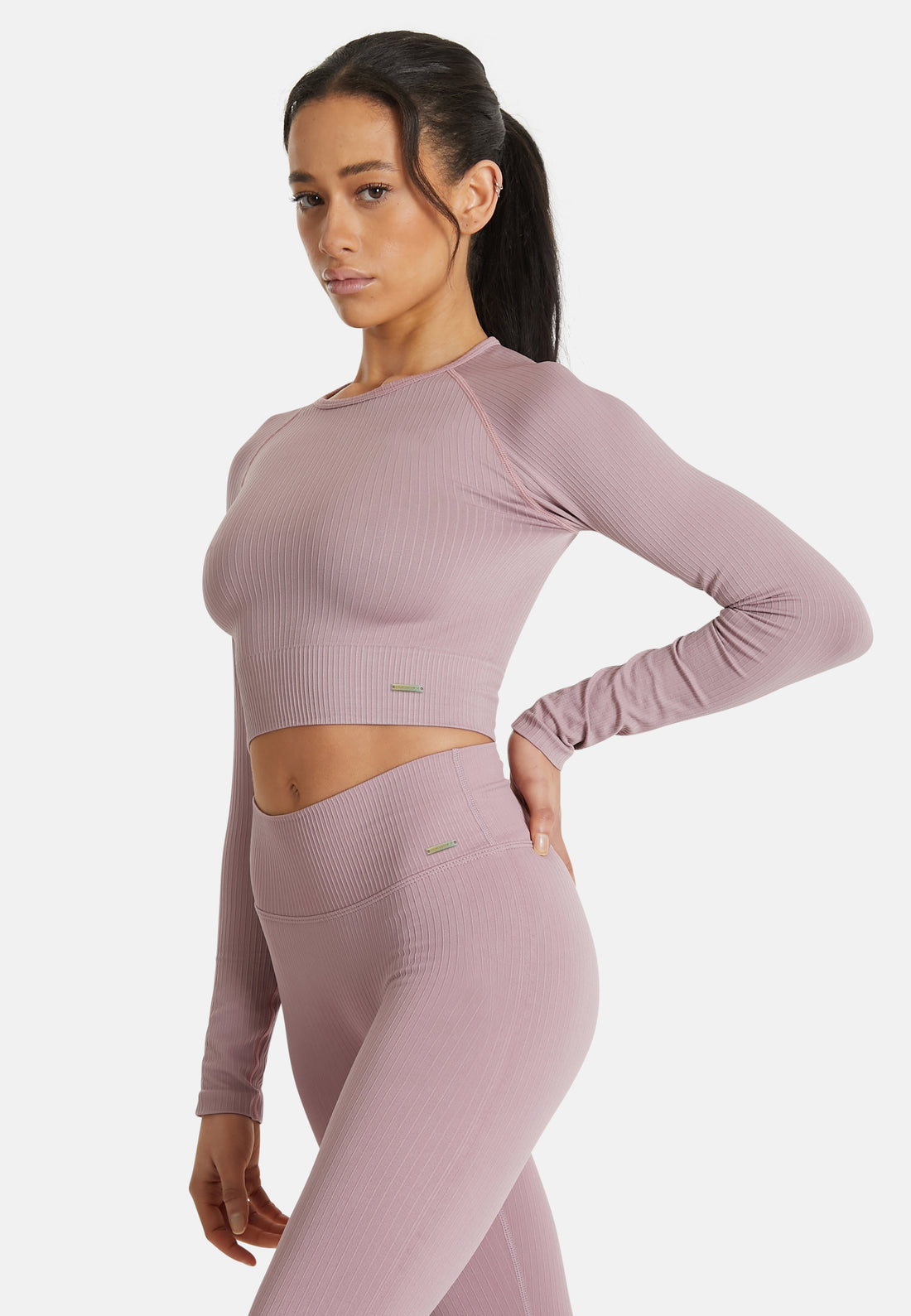 Long Sleeve Joy+ Ribbed Seamless Long Sleeve Sport Top - Squatproof