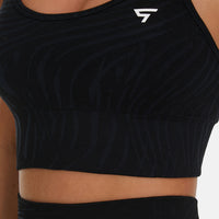 Top Savannah+ Sporttop mit nahtlosem Muster