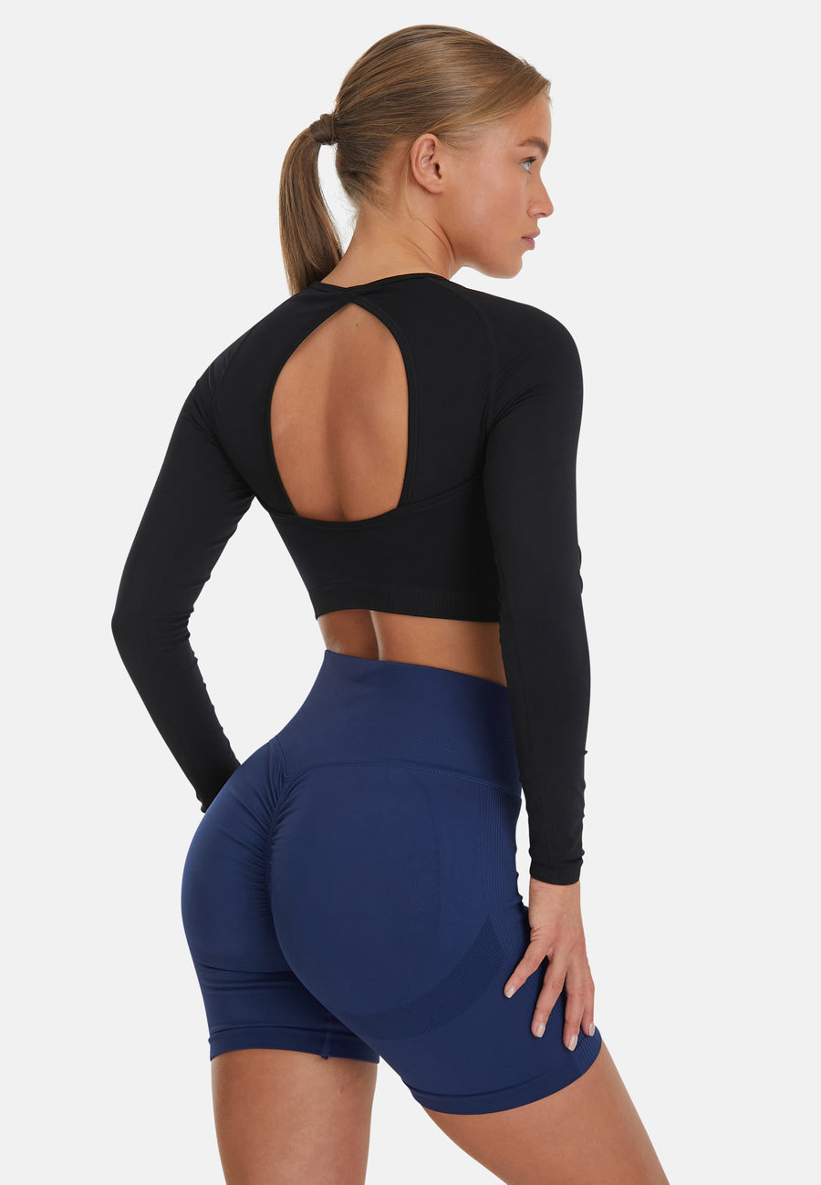 Long Sleeve Open+ Seamless Long Sleeve Sport Top - Squatproof