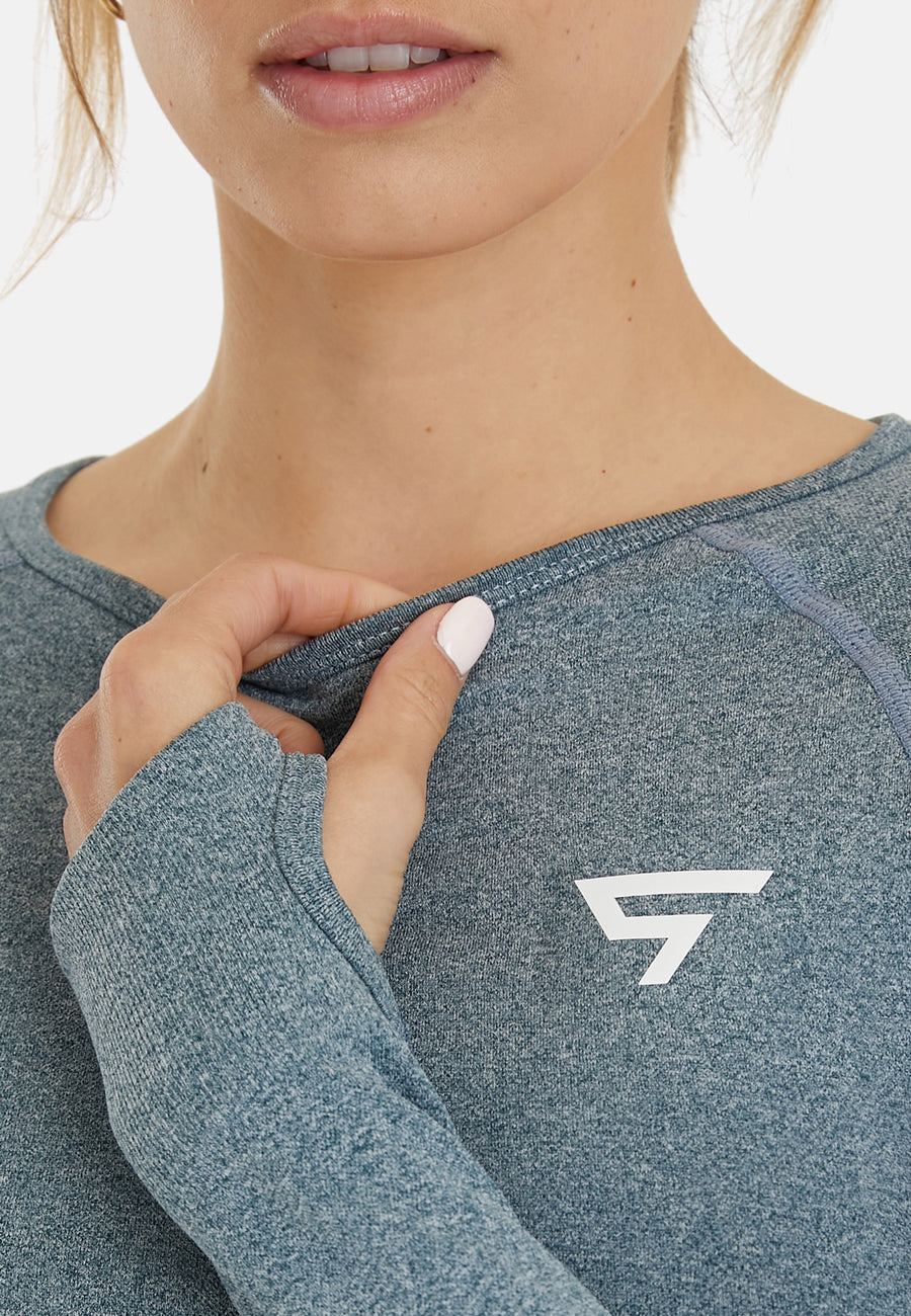 Long Sleeve Action+ Seamless Long Sleeve Sport Top - Squatproof