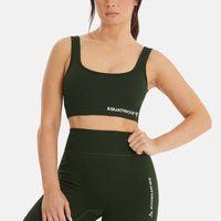 Top Ardour+ Ribbed Seamless Square Sport Bra - Squatproof