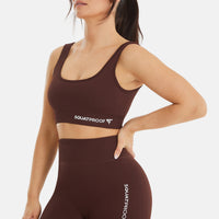 Top Ardour+ Ribbed Seamless Square Sport Bra - Squatproof