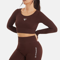 Long Sleeve Ardour+ Ribbed Long Sleeve Sports Top - Squatproof