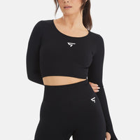 Long Sleeve Ardour+ Ribbed Long Sleeve Sports Top - Squatproof