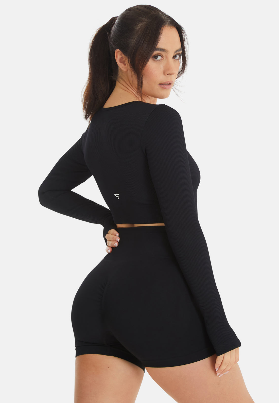 Long Sleeve Ardour+ Ribbed Long Sleeve Sports Top - Squatproof