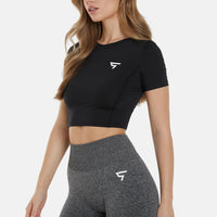 T-Shirt Quickness Seamless Sports T-Shirt - Squatproof