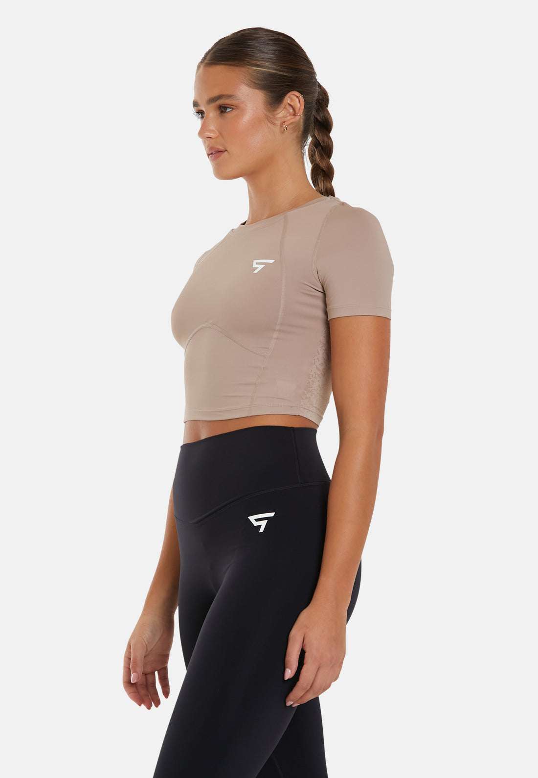 T-Shirt Breath Back Seamless Sports T-Shirt - Squatproof