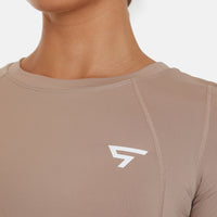 T-Shirt Breath Back Seamless Sports T-Shirt - Squatproof